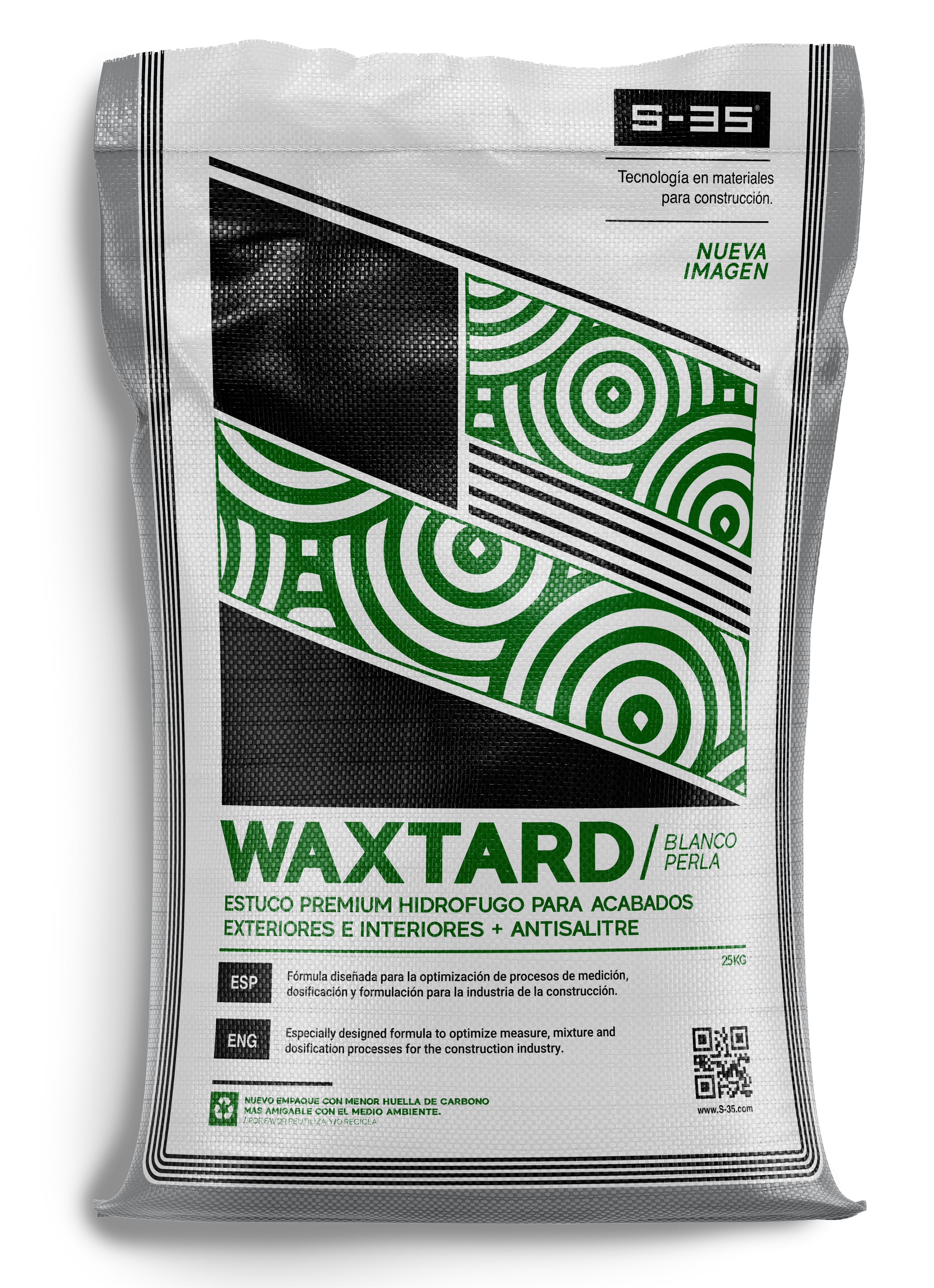 Saco de 25 kg de Waxtard Blanco Perla