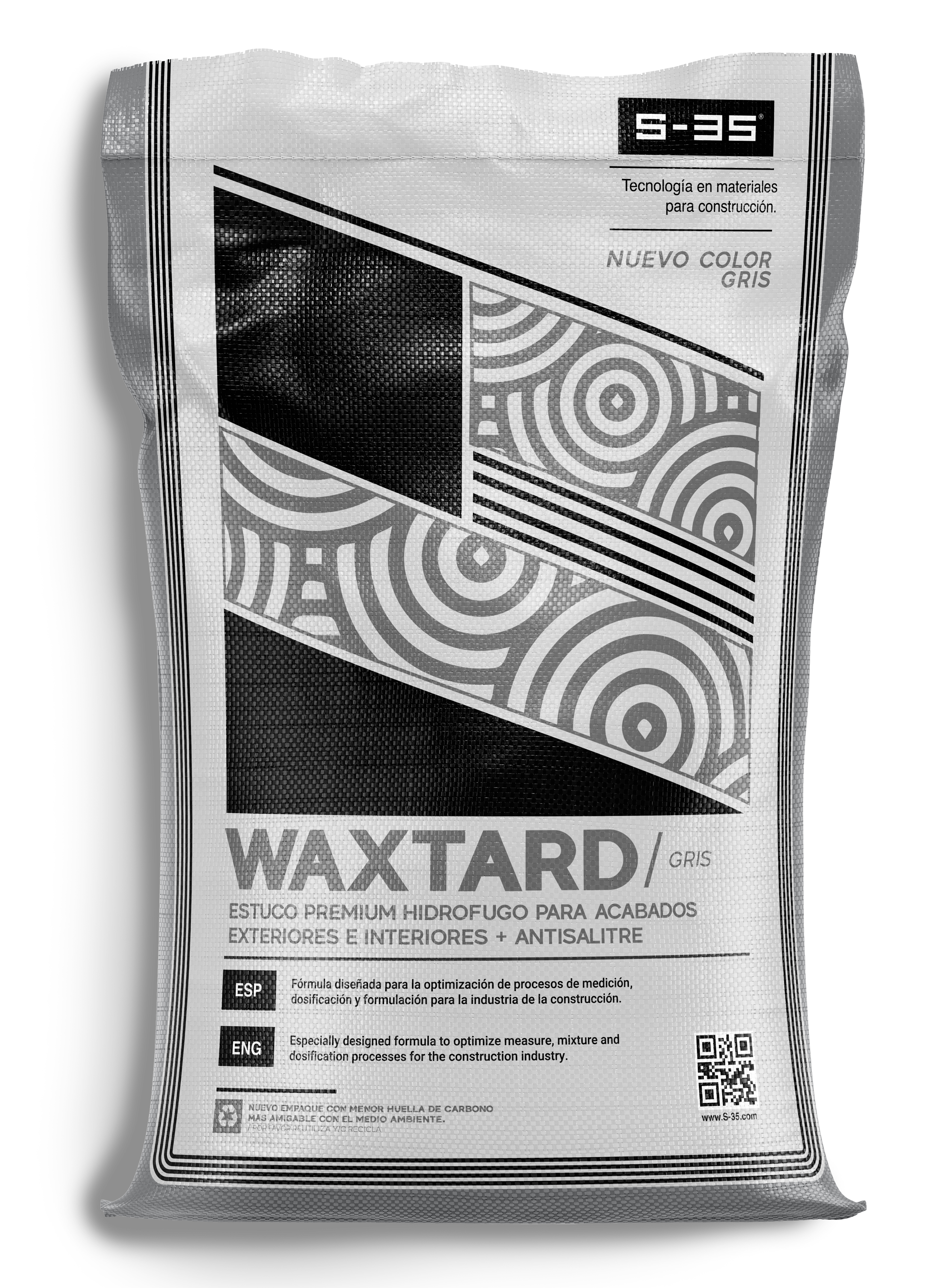 Saco de 25 kg de Waxtard Gris