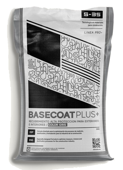 Saco de 25 kg de Basecoat Plus Gris